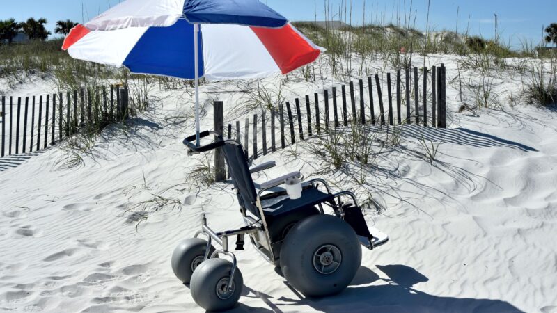 Fixed Frame Beach Wheelchair