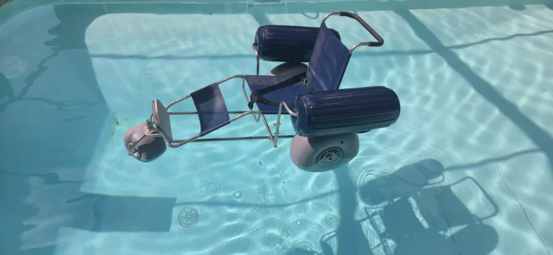 EZ Roller Floating Surf Wheelchair
